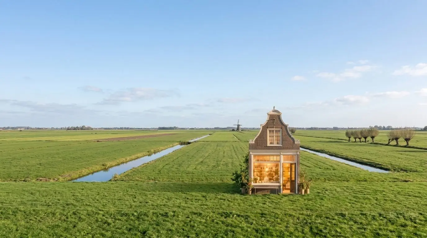 Winkelpand in het Groene Hart bij Gouda